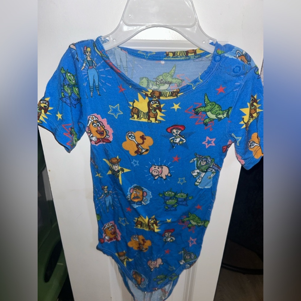 Disney Toy Story Baby Gift Posh Peanut Bamboo Onesie GUC